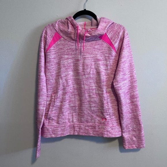 Underarmour Hoodie - Large in Heathered Pink - Picture 1 of 6